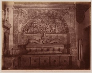 La Certosa di Pavia: Tvättkar i sakristian (svartvitt foto) av Alfredo Noack