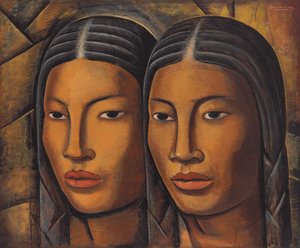 Tvillingarna; Las Gemelas, ca 1930 (olja på duk)