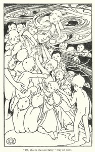 Illustration till The Water-Babies av Charles Kingsley (litografi) av Alice Bolingbroke (after) Woodward