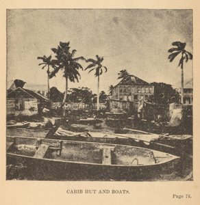Carib Hut och båtar
