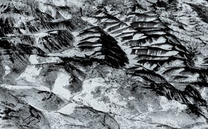 Over Nevada, 2018 (handmålat fotografi)