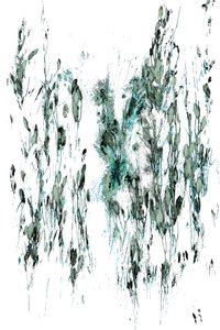 Whispers of the Stream, 2017 (handmålat fotografi)