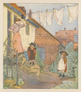 Det finns ingen lycka med huset (färglitografi)