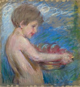 Barn med frukt av Alice Pike Barney