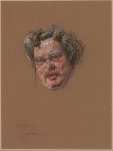Gilbert K. Chesterton av Alice Pike Barney