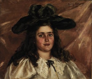 Laura Alice i stor hatt av Alice Pike Barney