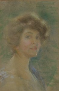 Självporträtt, 1909 av Alice Pike Barney