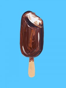 Glas med chokladbitar av Alice Straker