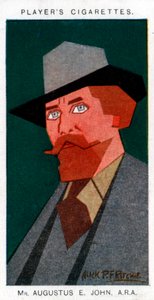 Augustus John, brittisk målare, 1926. av Alick P. F. Ritchie