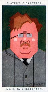 GK Chesterton, brittisk poet, romanförfattare och kritiker, 1926 av Alick P. F. Ritchie