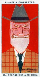 George Bernard Shaw, irländsk dramatiker, 1926. av Alick P. F. Ritchie