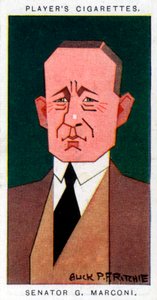 Guglielmo Marconi, italiensk uppfinnare, 1926.