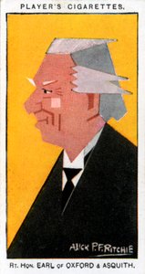Herbert Henry Asquith, 1:e earl av Oxford och Asquith, brittisk premiärminister, 1926.