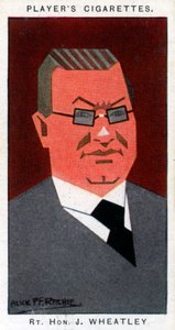 John Wheatley, skotsk politiker, 1926. av Alick P. F. Ritchie