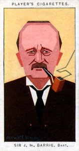 Sir James Matthew Barrie, författare till Peter Pan, 1926.