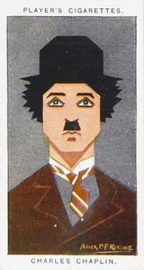 1926 Spelarens cigarettkort föreställande: Charlie Chaplin