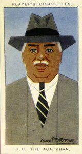 Aga Khan III av Alick Penrose Forbes Ritchie