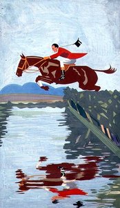 Water Jump (gouache på papper)