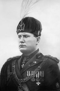 Benito Mussolini (s/v foto) av Fratelli Alinari