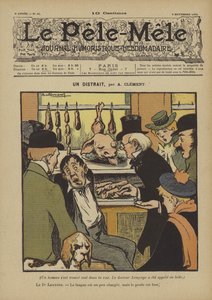 En distraherad. Illustration för Le Pele-Mele, 1902