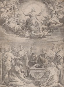 Jungfruns antagande, 1574-99. av Aliprando Caprioli