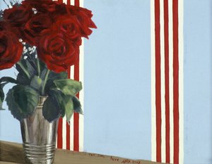 Red Red Roses (acrylic on canvas)