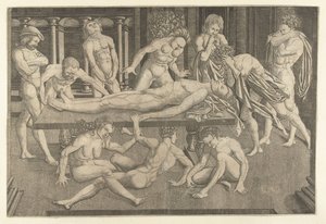De beining van guttmelta de narni av Allaert Claesz. (attributed to)
