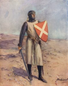 Knight of St John (färg litho)