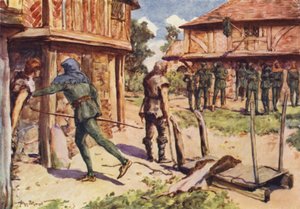 Robin Hood and his Merry Men: How Robin Hood blev en fredlös (colour litho)