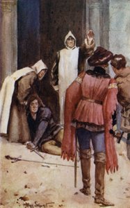 Sanctuary (färg litho) av Allan (after) Stewart