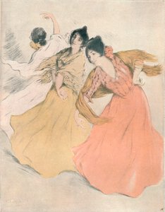 Spanska dansare, c1875-1903, 1903 av Allan Osterlind