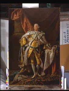 King George III (olja på duk) av Allan Ramsay