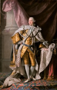 Kung George III i kröningsdräkt av Allan Ramsay