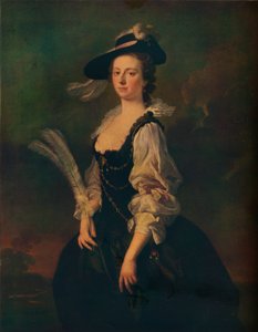 Porträtt av Jane Hale, Mrs Madan, 1746 av Allan Ramsay