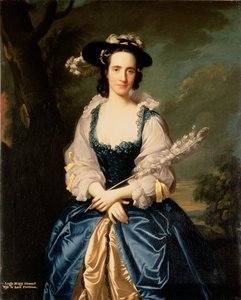 Porträtt av Lady Mary Stewart, hustru till Kenneth Mackenzie, Lord Fortrose, 1749