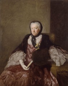 Porträtt av fru Mary Martin, 1761 av Allan Ramsay