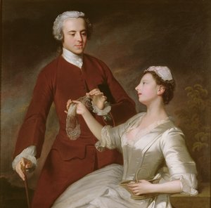Porträtt av Sir Edward och Lady Turner, 1740