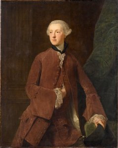 Porträtt av William Sutherland, 18th Earl of Sutherland 1735-1766, 2:a kvartalet av 1700-talet. av Allan Ramsay