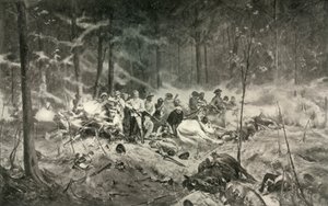 Till minnet av modiga män. Major Wilsons sista ställning vid Shanghaifloden, 1893, 1900.