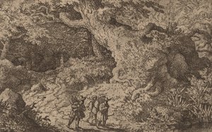 En tjock skog, troligen ca. 16451656. av Allart van Everdingen