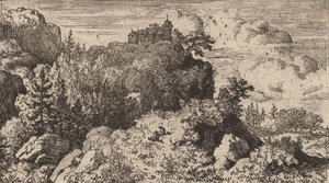 Firs in the Defile, förmodligen ca. 16451656. av Allart van Everdingen