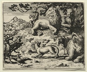 Reynard the Fox: The Animals Complain of Reynards Pardon. av Allart van Everdingen