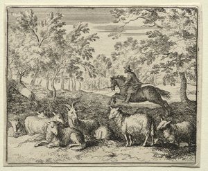 Reynard the Fox: The Chase of the Stag av Allart van Everdingen