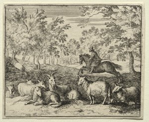 Reynard the Fox: The Chase of the Stag. av Allart van Everdingen