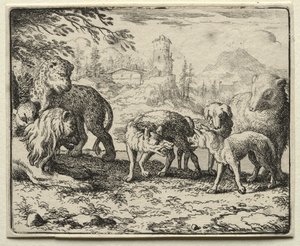 Reynard the Fox: The Condemnation of Reynard. av Allart van Everdingen