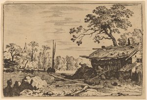 Ruinous Hut, förmodligen ca. 16451656. av Allart van Everdingen