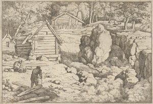 Snickaren, 1600-talet. av Allart van Everdingen