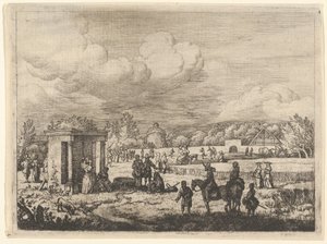 Den första våren, 1600-talet. av Allart van Everdingen