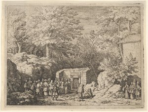 Den fjärde våren, 1600-talet. av Allart van Everdingen