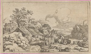 Snickarens koja, 1600-talet. av Allart van Everdingen